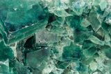 Green, Fluorescent, Cubic Fluorite Crystals - Madagascar #238377-1